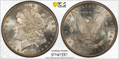 1884-CC $1 MS66