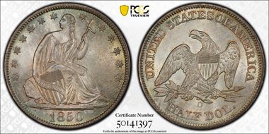 1850-O 50C MS66+