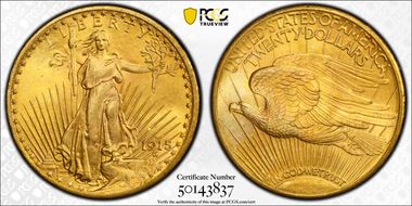1915-S $20 MS66