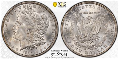 1889 $1 MS66