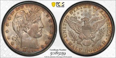 1896-O 50C MS67