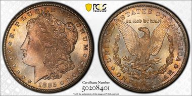 1885-CC $1 MS66