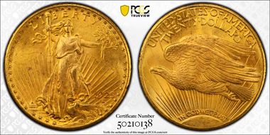 1925 $20 MS66