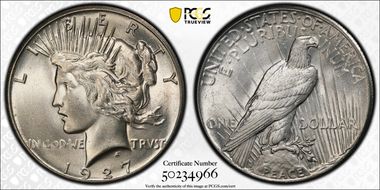 1927 $1 MS65