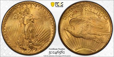 1909-S $20 MS65