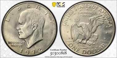 1972-D $1 MS63