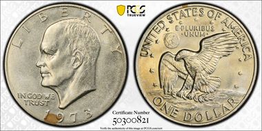 1973 $1 MS63