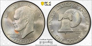 1976 $1 Type 2 MS64