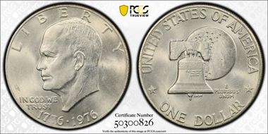 1976 $1 Type 2 MS63