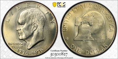 1976-D $1 Type 1 MS66