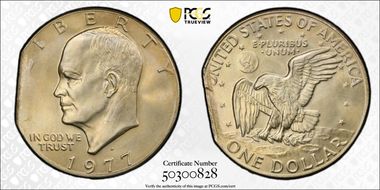 1977-D $1 MS65