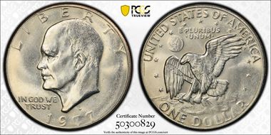 1977-D $1 MS63