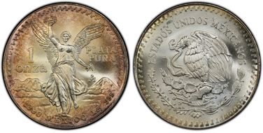 1990-Mo Onza Libertad Ag MS66