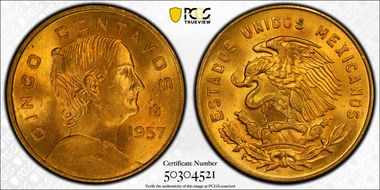 1957-Mo 5C MS65