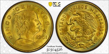 1961-Mo 5C MS64