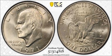 1971-D $1 MS64
