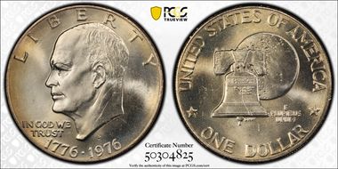 1976-D $1 Type 2 MS65
