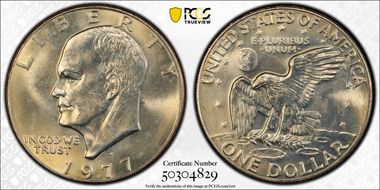 1977-D $1 MS65