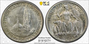 1935-S 50C San Diego MS67