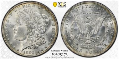 1892-O $1 MS64