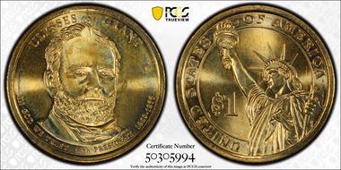 2011-D $1 Ulysses S. Grant Position B MS66