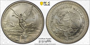 1997-Mo Onza Libertad Ag MS69