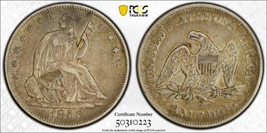 1856-O 50C XF45
