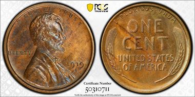 1919-S 1C MS63RB