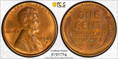 1947-S/S 1C RPM FS-504 MS65RB