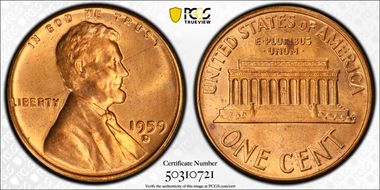 1959-D/D/D 1C RPM, FS-501 MS65RD