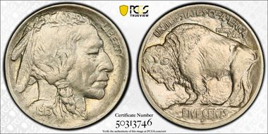 1913-S 5C Type 1 MS64