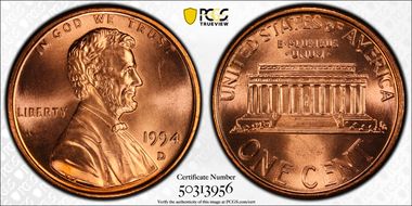 1994-D 1C MS68RD