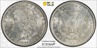 1884-O $1 MS62