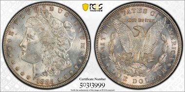 1885 $1 MS62