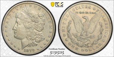 1878 7TF $1 Reverse of 1878 N1