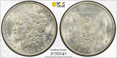 1904-O $1 MS62