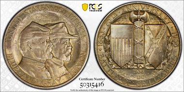 1936 50C Gettysburg MS64