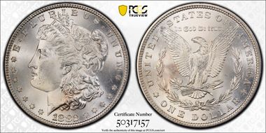 1882 $1 MS66+