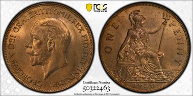 1930 1D S-4055 MS65RD