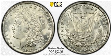 1921-S $1 MS64