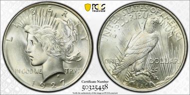 1927-D $1 MS64+ 