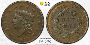 1834 1C Small 8 VF30BN