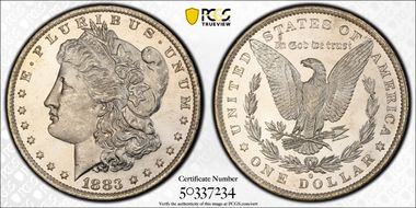 1883-O $1 MS63