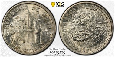 1952 10C Republic MS63