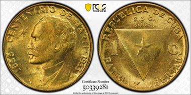 1953 1C Jose Marti MS64