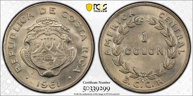 1961-BCCR Colon MS65