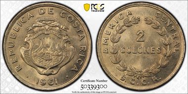 1961-BCCR 2 Col MS65
