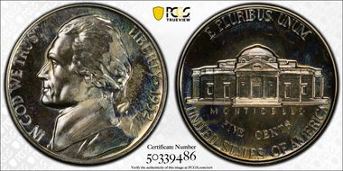 1952 5C Re-Engraved Obv Design FS-404 PR66