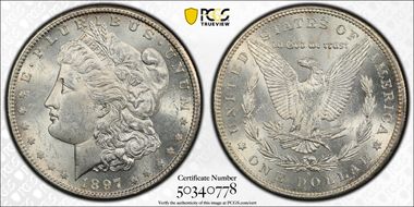 1897-S $1 MS62