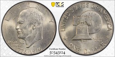 1976-D $1 Type 2 MS62